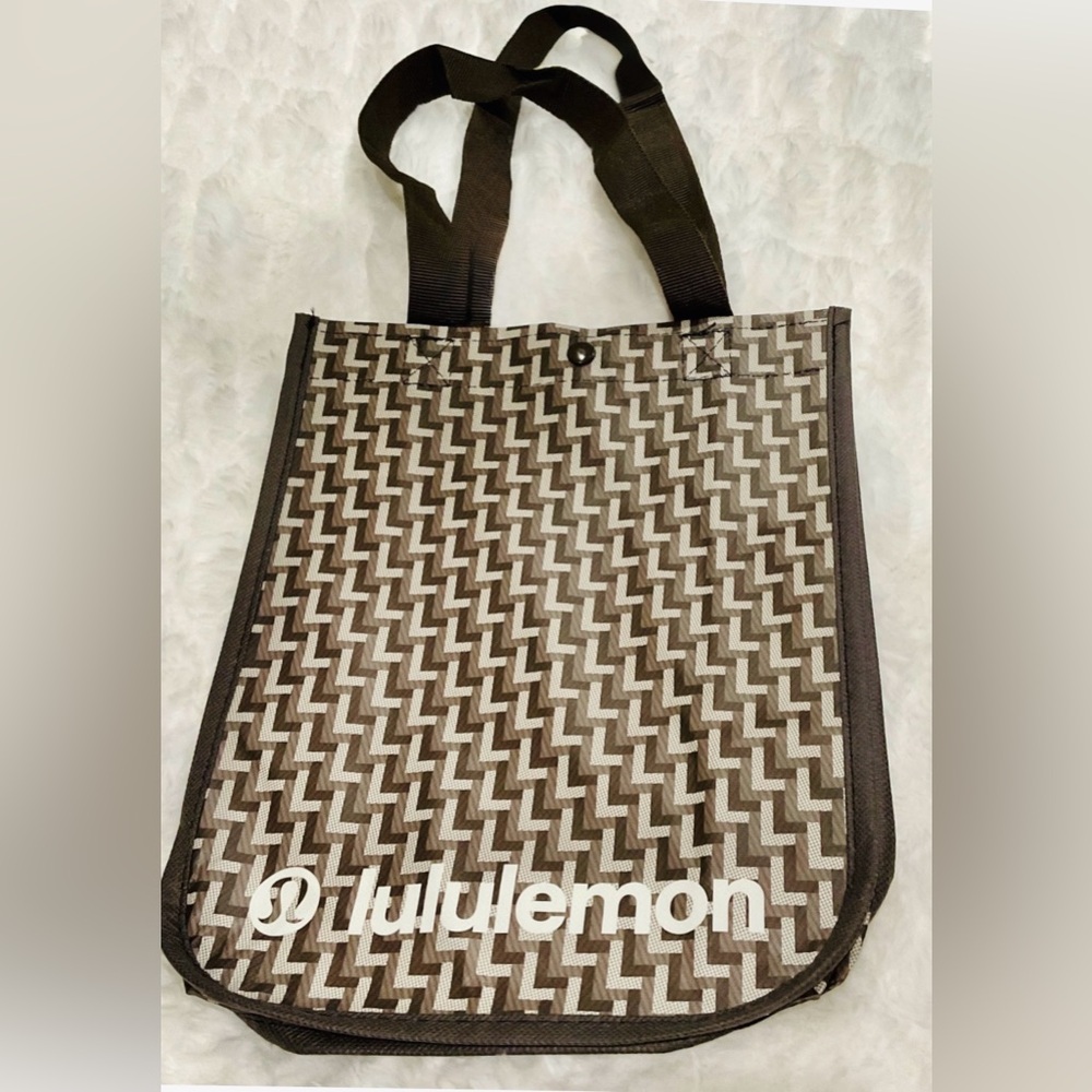 NEW Lululemon Brown Small Lunch Tote Bag